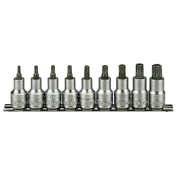 9 Piece 1/2" Drive TX Bit Sockets